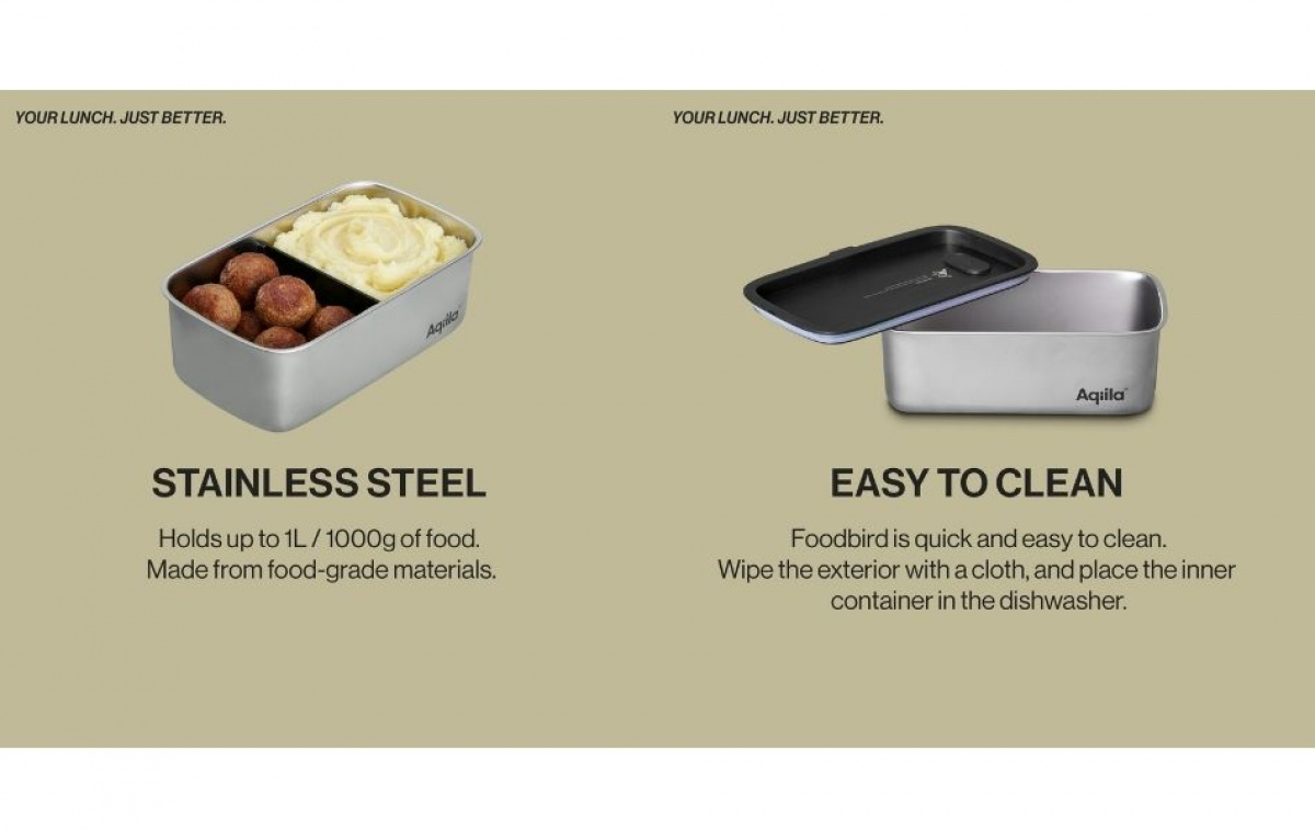Aqiila Foodbird Oppladbar Varmes- og Kjølematboks PL5 i gruppen Utendørs / Campingkjøkken & Matredskap hos Campmarket (84007)
