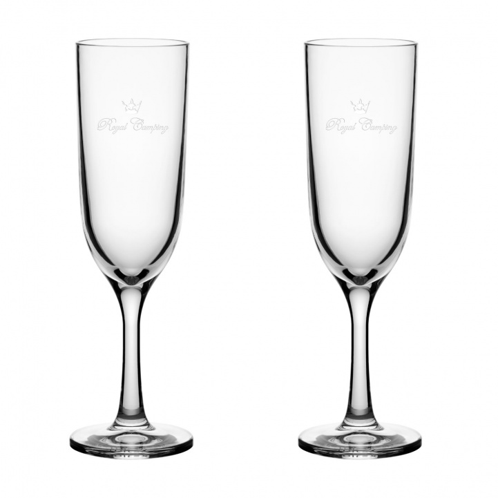 Royal Camping Champagneglass Tritan 17cl 2-pk i gruppen Husholdning & Kjøkken / Servering / Glass & Krus / Champagneglass hos Campmarket (84080)