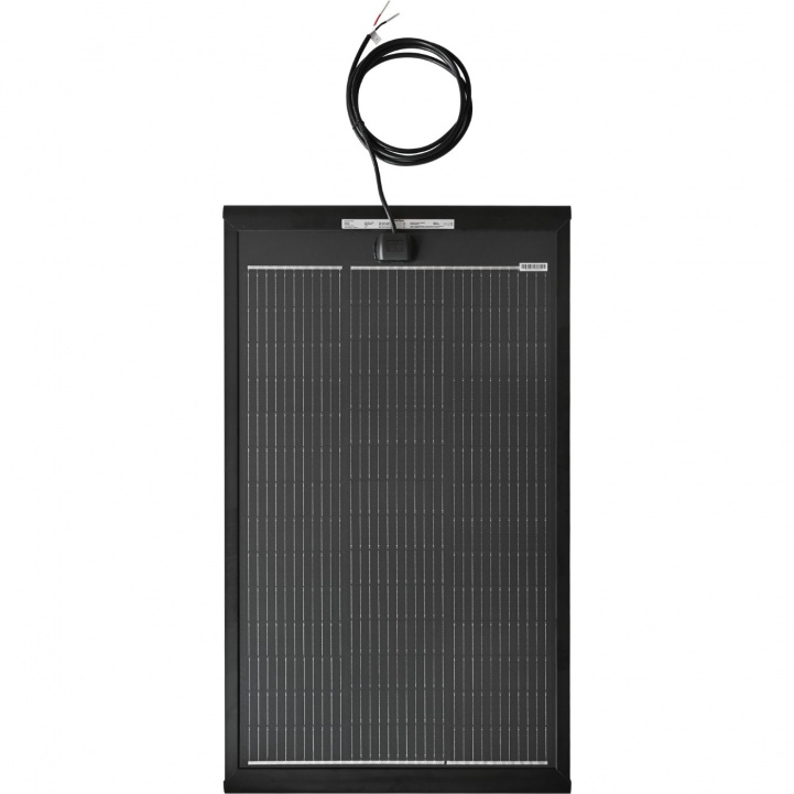 GoCamp Solpanel Premium Shingled Svart 120W i gruppen Campingvogn & Bobilt / Elektronikk / Solpaneler hos Campmarket (84087)