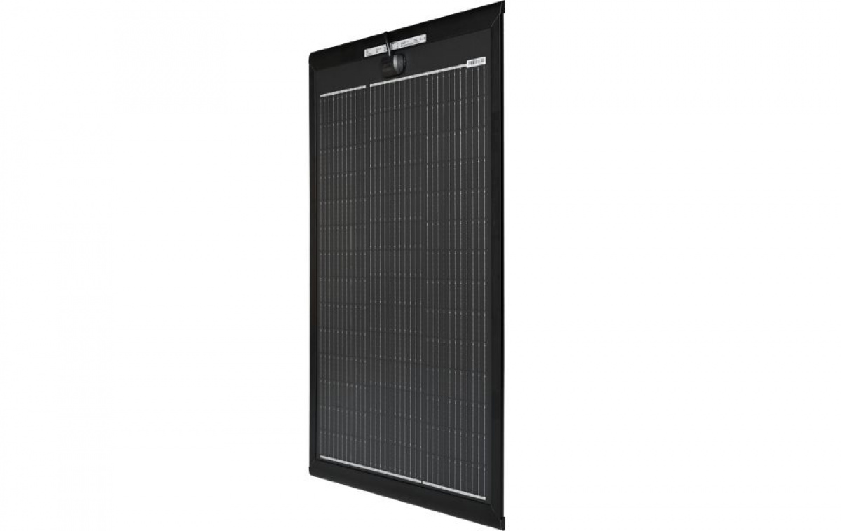 GoCamp Solpanel Premium Shingled Svart 120W i gruppen Campingvogn & Bobilt / Elektronikk / Solpaneler hos Campmarket (84087)