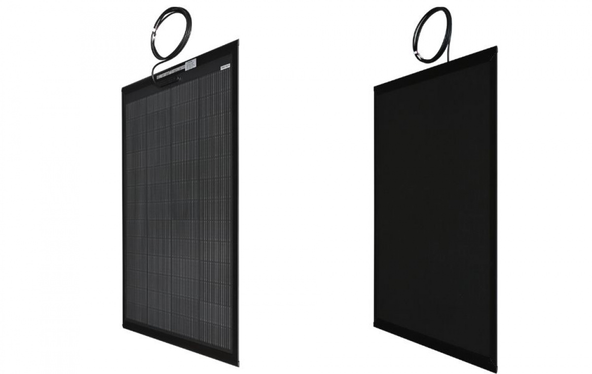GoCamp Solpanel Premium Shingled Svart 200W i gruppen Campingvogn & Bobilt / Elektronikk / Solpaneler hos Campmarket (84089)