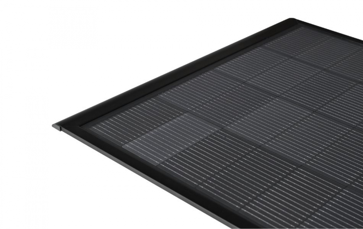 GoCamp Solpanel Premium Shingled Svart 200W i gruppen Campingvogn & Bobilt / Elektronikk / Solpaneler hos Campmarket (84089)