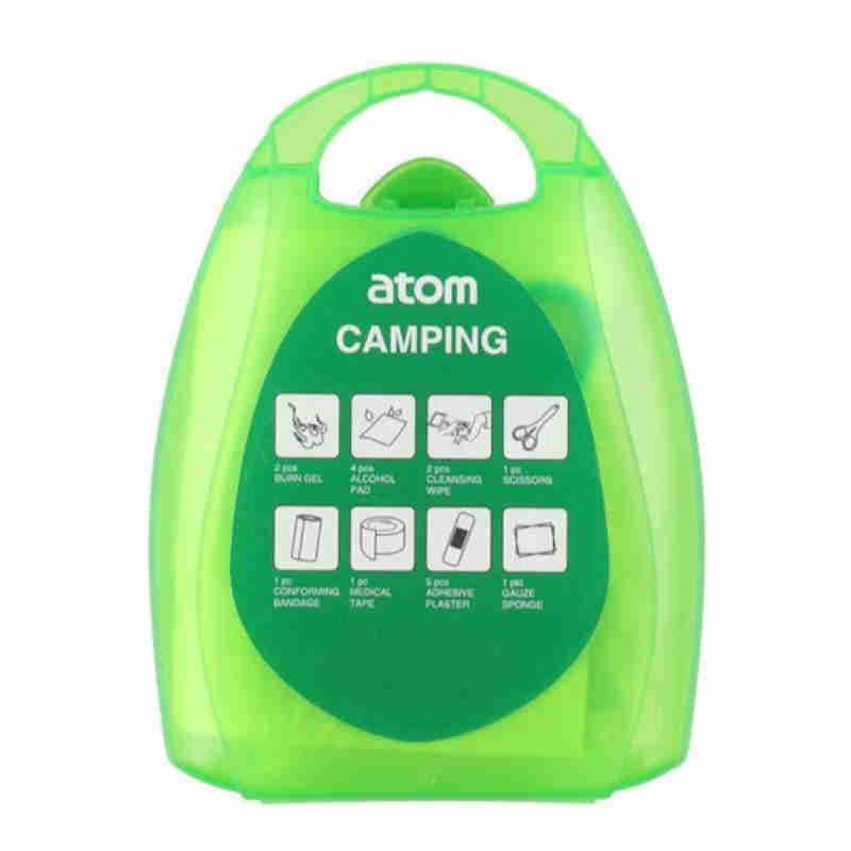 Atom Førstehjelpsveske 16 deler i gruppen Annet / Sikkerhet hos Campmarket (84146)