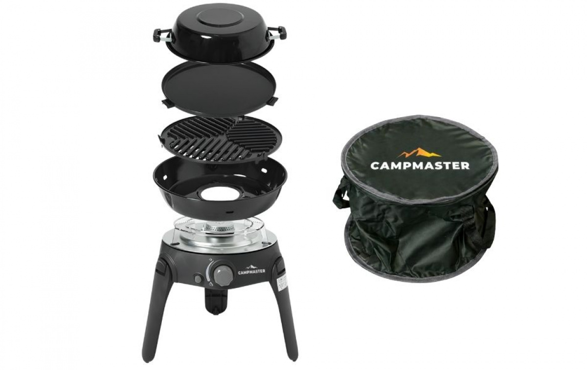 Campmaster Bærbar Gassgrill i gruppen Husholdning & Kjøkken / Griller / Gassgrill hos Campmarket (84268)
