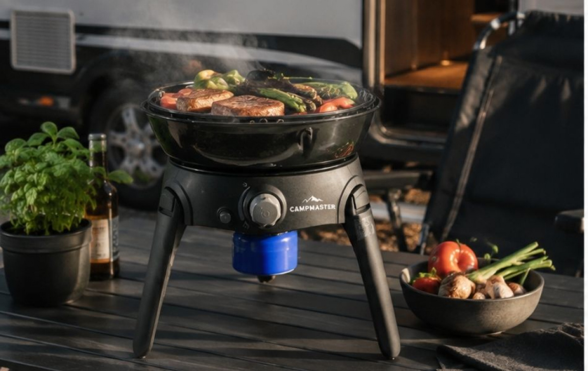Campmaster Bærbar Gassgrill i gruppen Husholdning & Kjøkken / Griller / Gassgrill hos Campmarket (84268)