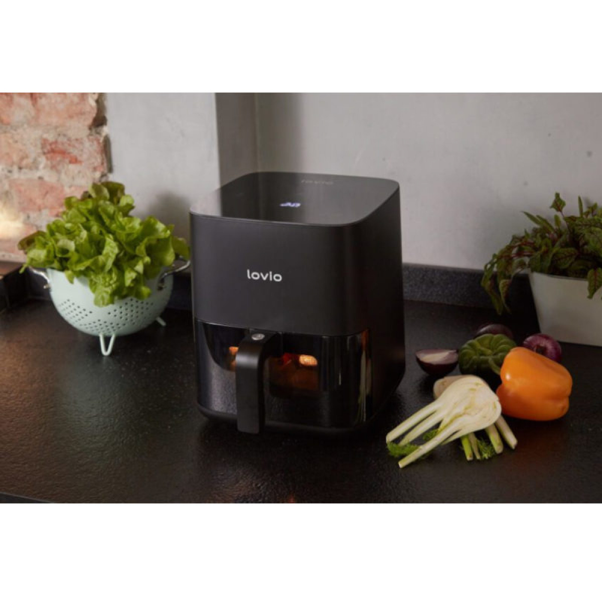 Lovio Air Fryer PureFry 5L i gruppen Husholdning & Kjøkken / Kjøkkenapparater / Øvrige Kjøkkenapparater hos Campmarket (84276)