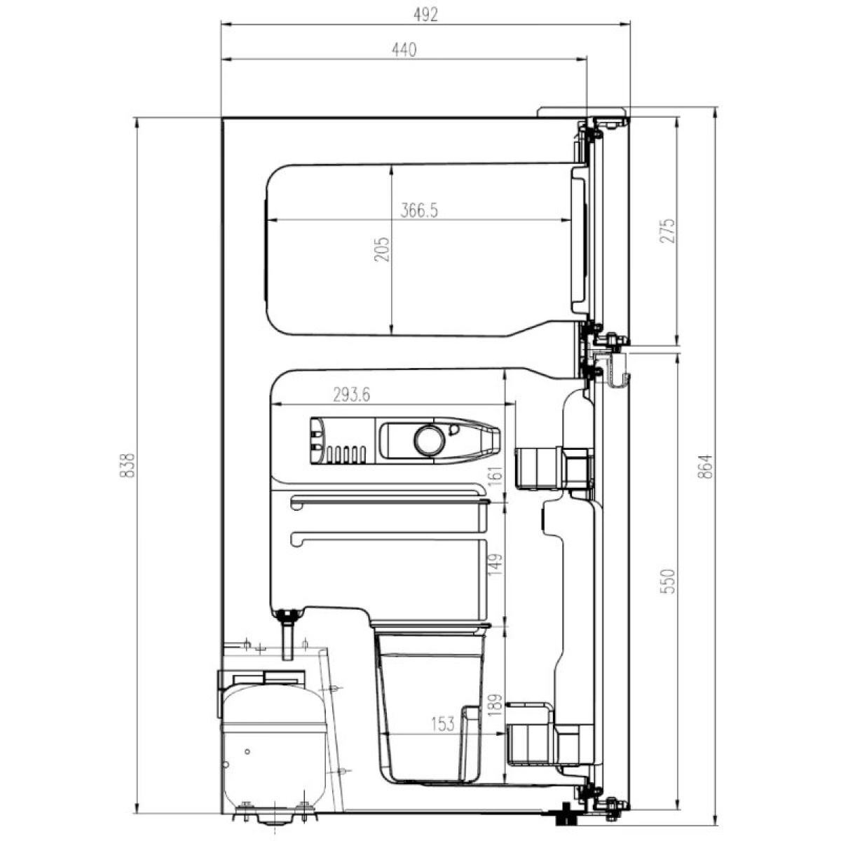  i gruppen Campingvogn & Bobilt / Varme, Kulde & Ventilasjon / Kjøleskap & Kjølebokser / Øvrige Kjøleskap/Frysere hos Campmarket (84281)