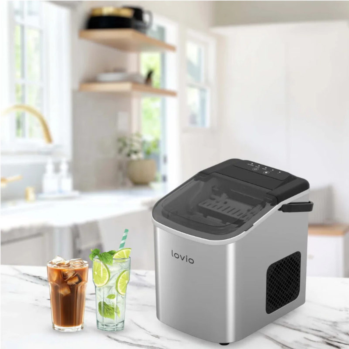 Lovio Ismaskin Crystal Ice i gruppen Campingvogn & Bobilt / Varme, Kulde & Ventilasjon / Kjøleskap & Kjølebokser / Øvrige Kjøleskap/Frysere hos Campmarket (84291)