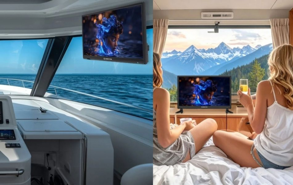 Manta LED-TV 19 tommer 12–230 V i gruppen Campingvogn & Bobilt / Elektronikk / TV, Bilde & Lyd / TV hos Campmarket (84474)