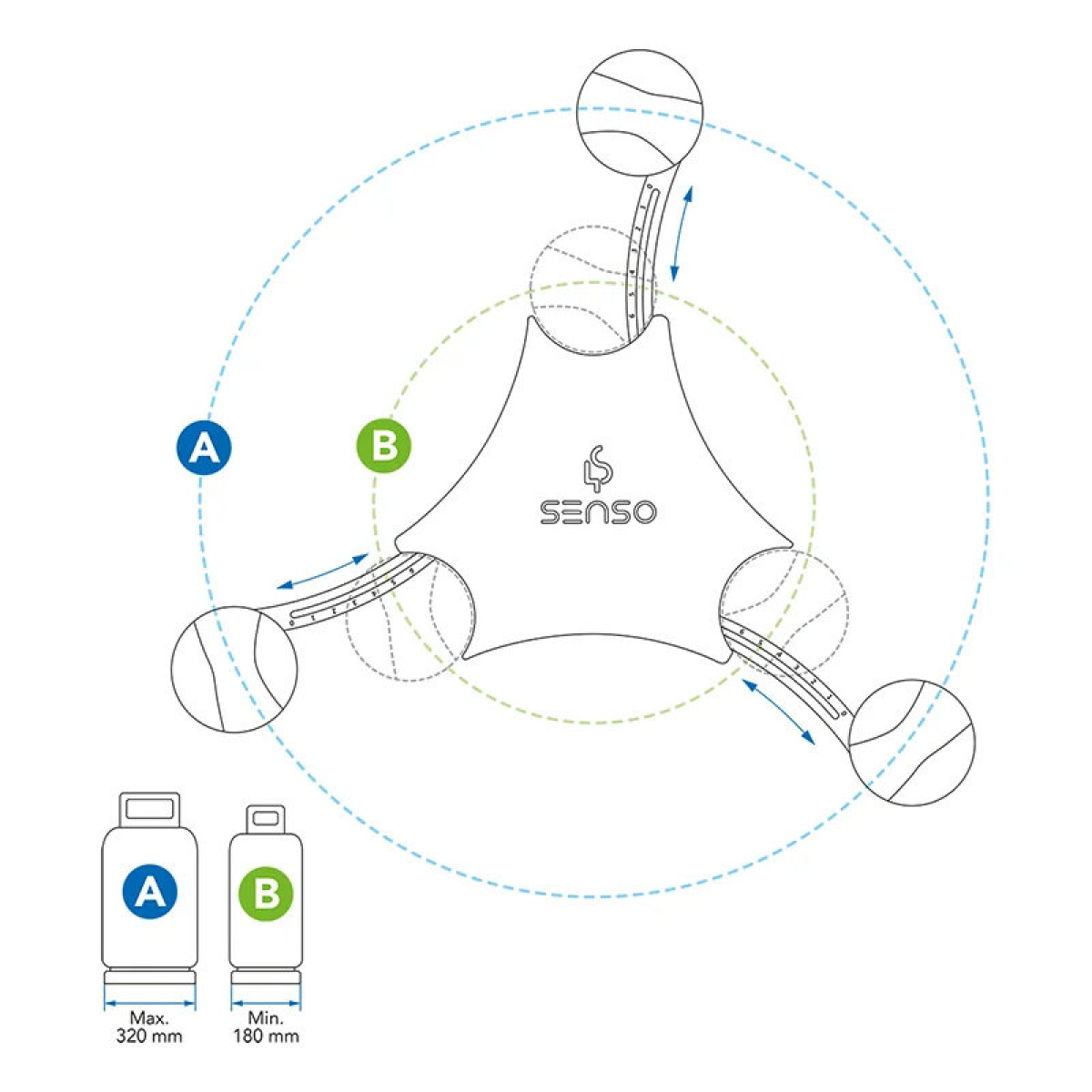 Senso4s Plus Gassvekt i gruppen Campingvogn & Bobilt / Gass og tilbehør / Annet hos Campmarket (84501)