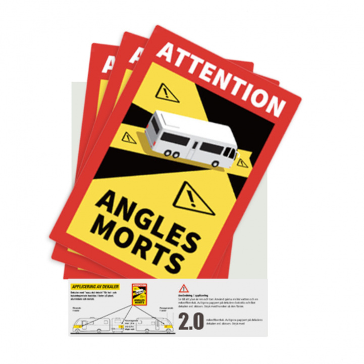 Angles Morts Super Octo 3-Pakning i gruppen Campingvogn & Bobilt / Chassis / Annet hos Campmarket (84524)