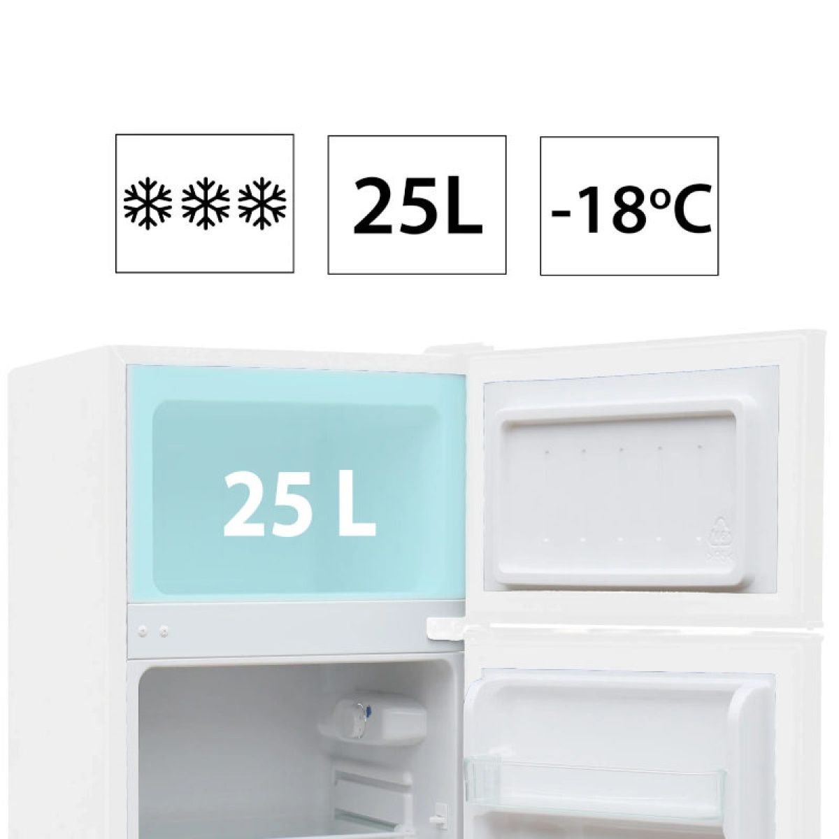 Manta Kjøl og Frys 88L Hvit i gruppen Campingvogn & Bobilt / Varme, Kulde & Ventilasjon / Kjøleskap & Kjølebokser / Øvrige Kjøleskap/Frysere hos Campmarket (84599)