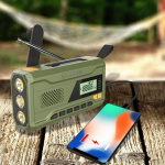 Manta Dynamo Sveiveradio Solcelle-powerbank