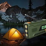 Manta Dynamo Sveiveradio Solcelle-powerbank