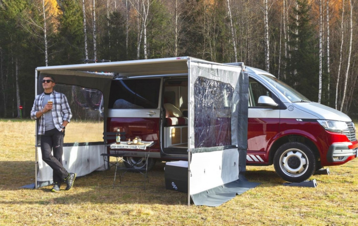 Fiamma Side W Pro F45/F80 i gruppen Fortelt & Markiser / Markiser / Bobilmarkiser / Fiamma Boxmarkiser / Gavler / Fronter hos Campmarket (84657)