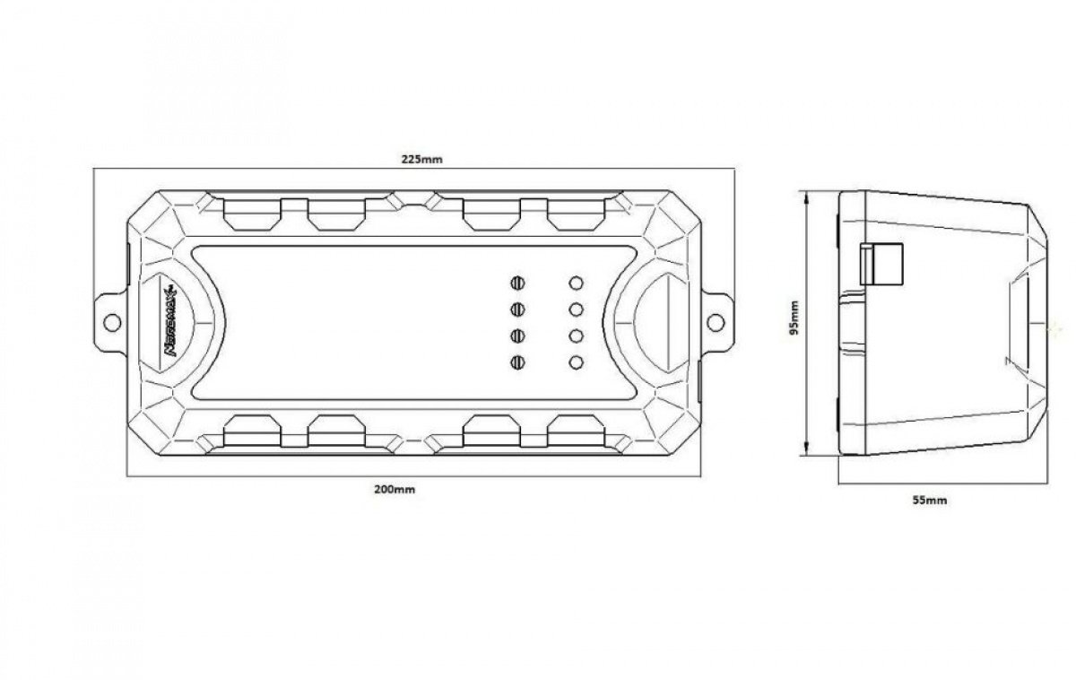 Nordmax 5A Adaptiv Batterilader 7-trinns i gruppen Campingvogn & Bobilt / Elektronikk / Batterier & Omformere / Batterilader hos Campmarket (84902)