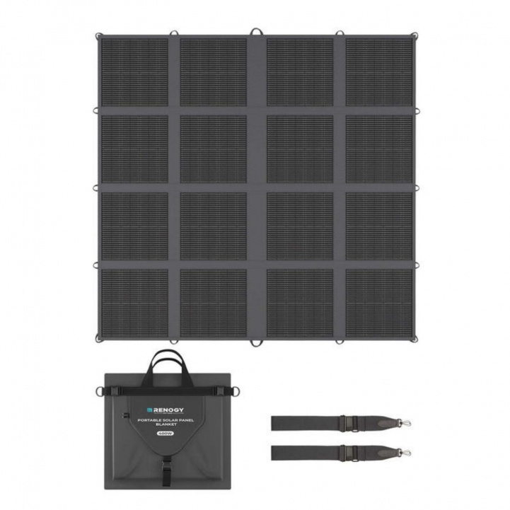 Renogy Bærbart Sammenleggbart Solcellepanel 400W i gruppen Campingvogn & Bobilt / Elektronikk / Solpaneler hos Campmarket (84908)