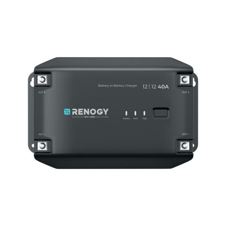Renogy DC/DC Lader 40A Bluetooth i gruppen Campingvogn & Bobilt / Elektronikk / Batterier & Omformere / Batterilader hos Campmarket (84911)