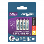Ansmann Oppladbare Batterier AAA 4-pakning