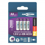Ansmann Oppladbare Batterier AA 4-pakning
