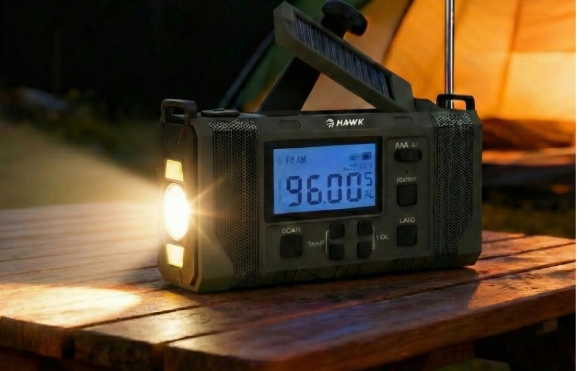 Hawk Expedition Sveiveradio Powerbank 10000mAh i gruppen Annet / Prepping hos Campmarket (85014)