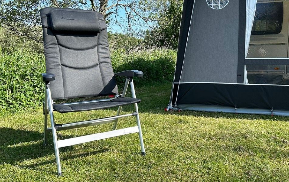 Isabella Stol Thor Mørkegrå XL i gruppen Campingmøbler / Campingstoler / Posisjonsstoler hos Campmarket (85015)