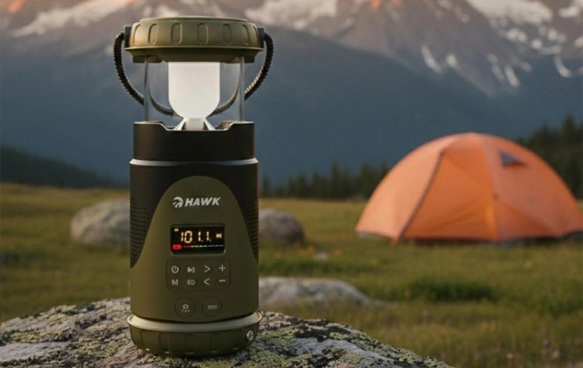 Hawk Campinglampe Powerbank 5000mAh i gruppen Campingvogn & Bobilt / Elektronikk / Smarte Hjelpemidler hos Campmarket (85076)